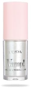 Pupa Ombretto Liquido Vamp! Colore 001 Snow - Ombretto liquido dal Finish scintillante, lunga Tenuta, disponibile in 12 diverse Tonalità (Formato 4 ml)