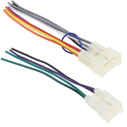 YINETTECH 1 Set Car Stereo CD Player Wiring Harness 15cm Wireless Adapter Installation Plug Kit Compatible with Toyota 1987-1994 Compatible with Subaru Impreza