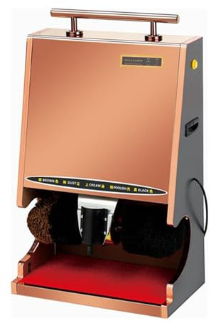 ARYESOR Machine À Cirer Les Chaussures, Machine À Cirer Les Chaussures Électrique, Machine À Cirer Les Chaussures dans Le Hall De L'Hôtel, Machine À Cirer Les Chaussures,d'or