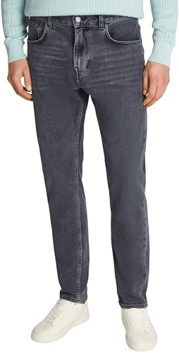 Tommy Hilfiger Herren Jeans Hose Harlem Tapered Fit, Grau (Trevor Grey), 34W/40L