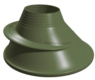 Waterproof Silikon Halsmanschette für Trockentauchanzug (ash/Green, S)
