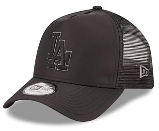 New Era LA Cap Los Angeles Dodgers MLB Baseball Tonal Trucker Kappe verstellbar Mesh schwarz - One-Size