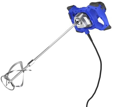 Electric Cement Mixer, Portable Concrete Mixer Machine, 1700 U/min Plaster Mixer, 6 Speed Adjustable, M14 Threaded Rod, for Mix Motar Plaster Adhesive