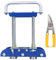 Cintreuse à Rouleaux de Bord, Rouleau de Bord pour Plier les Matériaux de Toiture en Métal à 0-90 Degrés, Machine à Cintrer les Rouleaux avec Cisailles, Outil Manuel pour Tôle,