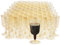 MATANA 200 Premium Weingläser aus Kunststoff mit Goldglitzer (180 ml) – Hartplastik-Weinglas, wiederverwendbare Weinbecher für Cocktails, Dessert für große Partys, Hochzeiten, Geburtstage,