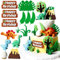 JeVenis Luxury Dinosaurier Kuchendekoration Dino Tortendeko Cake Toppers Dinosaurier Themen Kuchen Dekoration Kinder BabyParty Dinosaurier Geburtstag