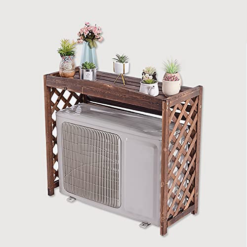 Condenser Protective Cover ,Split Air Conditioner Cover For Outside Units,Wood Ac Cover For Outside Unit,Louvered Air Conditioning Rack Flower Stand,Outdoor Condenser Protective Cover,Louver
