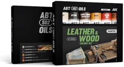 AK Interactive Leder- und Holzfarben-Set