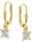 GLIZZ Damen-Ohrringe 333 Gold Ohrhänger mit Zirkonias zauberhafter Ohrschmuck für Frauen, wunderschönes Accessoire und edle Geschenkidee GL8795