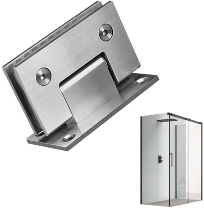 Bisagra de repuesto para puerta de ducha, bisagras de puerta de vidrio de 90 grados, bisagras de puerta de cocina resistentes, bisagras de puerta de baño, bisagras duraderas para puerta de ducha,