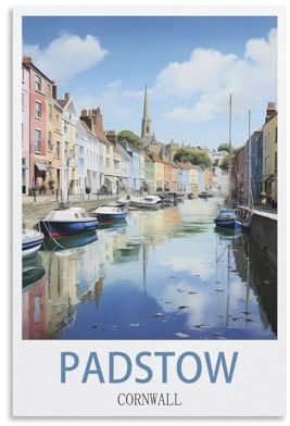 Jigsaw Puzzles for Adults,Padstow Cornwalls,Puzzles Micro Pieces Challenging Difficult Puzzles Christmas Birthday Gift Game Toys 100x70cm