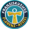 2 x Franziskusweg Florenz Assisi Patch 52 mm gestickt/Pilgerweg Aufnäher Aufbügler Sticker Flicken Patches/Aufbügeln Aufnähen/Franziskus-Weg Pilgern Wandern Italien Jakobsweg