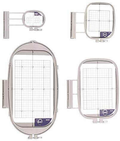 Sew Tech 4er Stickrahmen- Set für Brother Maschinen (4 in 1)