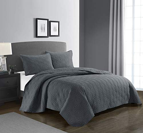 Casa Pinsonic Bettwäsche-Set, Grau, King Size