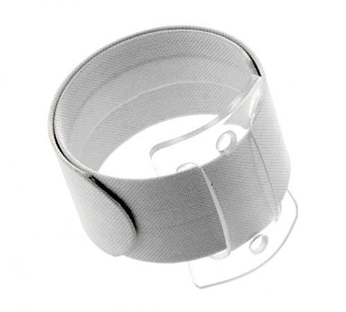 FloristryWarehouse Snap/Wrap Wristlet Corsage Armband Weiß 25 mm 6 Stück