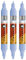 Molotow One4All Acrylic Twin Marker (Strichstärke 1.5 mm und 4 mm, hochdeckend und permanent) 3 Stück Farbe 202 keramik hell pastell