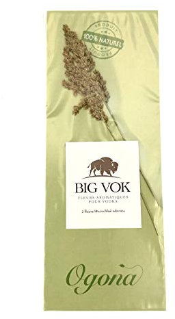 Fleurs d'herbe de Bison Hierochloë Odorata BIG VOK (Sachet de 2 Fleurs, pour 1 Bouteille)