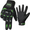 LVNRIDS Motorradhandschuhe Touchscreen Herren Damen, Sommer Motorrad atmungsaktive Handschuhe für Motocross BMX ATV MTB Straßenrennen Grün XL