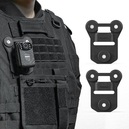 BOBLOV Soporte magnético para cámara de Cuerpo, 6 Estilos de imán, Clip magnético Universal, se Puede Fijar a la Ropa, Compatible con Todas Las Marcas de cámaras de Cuerpo