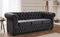 Lisa Design William - Chesterfield Sofa - 3-Sitzer - aus Samt Dunkelgrau