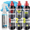 detailmate Menzerna - Conjunto de pulido Heavy Cut 1000 + Medium Cut Polish 2500 + Super Finish 3500 + Sonax Brilliant Shine Detailer, paño de microfibra 550 g/m²