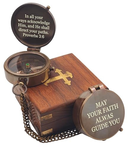 Engraved Compass, Gift for Husband,Anniversary,Wedding Gift for Him, Long Distance Boyfriend Gift, Fiance Gift I Miss You Long Distance Relationship Gift for Army Boyfriend Gift