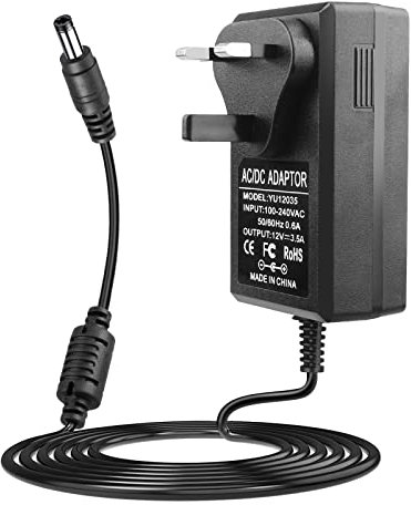 LeTaoXing 12V 3.5A Power Supply Adapter, AC 100V-240V Converter DC 12V 3500mA Charger for Netgear Nighthawk WiFi Router R6700 R7000 R7500 C6900 C7000 Wireless-AC Wireless-N Access Power Cord