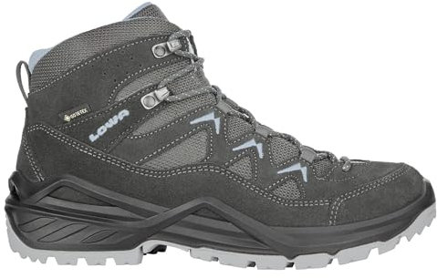 LOWA Stiefel mittel SIRKOS EVO GTX MID Ws anthrazit/eisblau 42