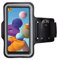 CoverKingz Sportarmband für Samsung Galaxy A21 - Armtasche mit Schlüsselfach Oberarm Halterung - Sport Laufarmband Handy Armband Schwarz
