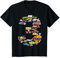 Kinder 3. Geburtstag für Jungen, Autos, Fahrzeuge, Feuerwehrauto T-Shirt
