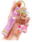tenghong2021 Porte-clés Kawaii en forme d'ours avec sable mouvant liquide pour femme et fille, violet, Small