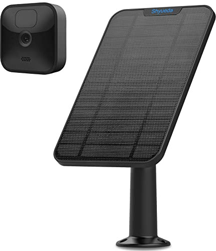 Solar Panel Compatible with Blink Outdoor & Blink XT2/XT Camera Only, Includes Secure Wall Mount, IP65 Weatherproof,13.1ft Power Cable(Black)