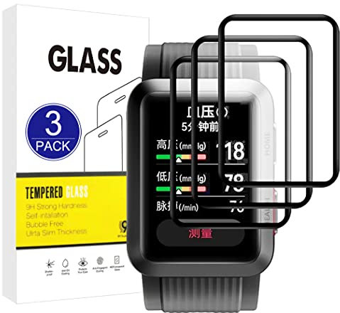 X-Dision [3 Pack] Protector de pantalla Compatible con Huawei Watch D,[Resistente a los arañazos][Cubierta completa curvada en 3D] Protector para Huawei Watch D