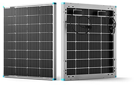 Renogy Bifacial 115 Watt 12 Volt Solar Panel Monocrystalline Rigid High-Efficiency PV Module Power Charger for RV Marine Rooftop Farm Battery and Other Off-Grid Applications