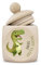 Dose erste Locke Junge modern Holz personalisiert Druck Name Dino Dinosaurier