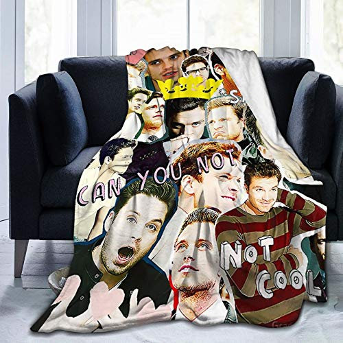 Suehome Sebastian Stan Bucky Barnes Weiche und bequeme warme Fleecedecke für Sofa, Bett, Büro, Kniepolster, Bett, Auto, Camping, Couch, gemütliche Plüsch-Überwurfdecken