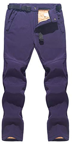 Pantalon de ski pour homme et femme - Imperméable - Snowboard - Polaire - Pantalon épais et chaud - Pantalon de randonnée - Pantalon thermique - Coupe-vent - Pantalon softshell - Pantalon cargo -