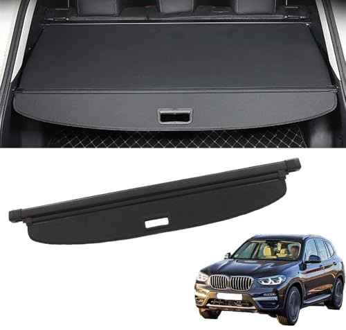 MAAIQTIND Laderaumabdeckung, für BMW X3 (G01) SAV 2017 Cargo Cover Einziehbare Ausziehbar Kofferraum Schutz Abdeckung Auto Zubehör