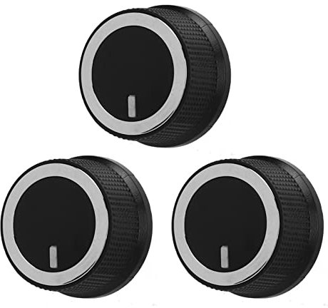 AIR CONDITIONER TEMPERATURE CONTROL KNOB Replacement for EXPRESS 1500 2500 3500 BLACK TEXTURED COMFORTABLE TOUCH