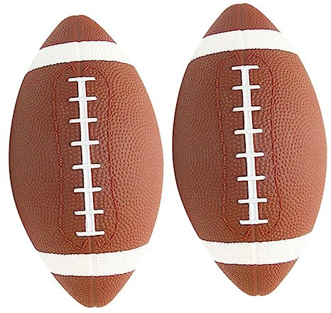 ibasenice 2-teiliges Kinder-Rugby-Set Aufblasbar Kinder-Rugby-Spielzeug Für Rugby-Training Im Freien Schulspiel PVC-Material Sichere Nähte