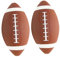 ibasenice 2-teiliges Kinder-Rugby-Set Aufblasbar Kinder-Rugby-Spielzeug Für Rugby-Training Im Freien Schulspiel PVC-Material Sichere Nähte