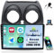 SIXTOP Autoradio Android 13 con Bluetooth per Nissan Qashqai J10 2006-2016 con Carplay Android Auto, 9 con GPS WiFi FM/RDS EQ Mirror Link+telecamera posteriore e microfono