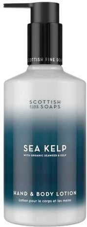 Scottish Fine Soaps Sea Kelp Hand & Body Lotion 300ml – Hydrating Lotion with Sea Kelp, Allantoin and Safflower Oil