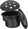 BESTYASH Pot à Urine Couvercle Enceintes et Personnes Âgées Siège de Toilette Portatif en Plastique Crachoir de Chambre à Coucher Accessoire Pratique Salle de Bain