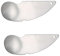 2Piezas Kiwi Inoxidable Gadget de Cocina Pelar y Cortar Utensilio Práctico Usar