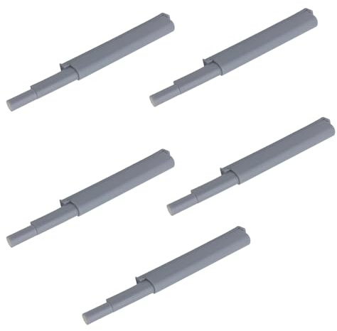 Yardenfun 5 Stück Teiliges Touch öffnungssystem für Schranktüren Abs dämpfer mit Magnet Unsichtbarer Türöffner ohne Griff Automatische Öffnung durch Antippen Geräuschloser Türdämpfer für
