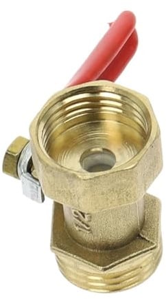 Pneumatic Mini Ball Valve Brass Connector 1/8'' 1/4'' 3/8'' 1/2'' BSP Female to Male Thread Copper Pipe Fitting Coupler Adapter(3/8)