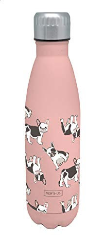 Nerthus FIH 513 Thermos Double paroi pour friandises et Chaudes Design Chiens en Acier Inoxydable 500 ML sans BPA, 18/8