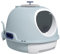 PawHut Caja De Arena para Gatos Ligero Amplio con Claraboya 2650 g