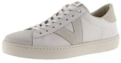 victoria Basket Unisex Berlín Piel & Piezas En Contraste & Puntera Serraje 1126142 para Adulto Hielo 39